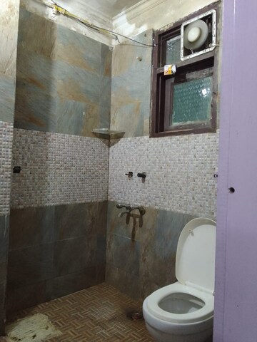 Bathroom in 1 RK Builder Floor at Saket – for Rent