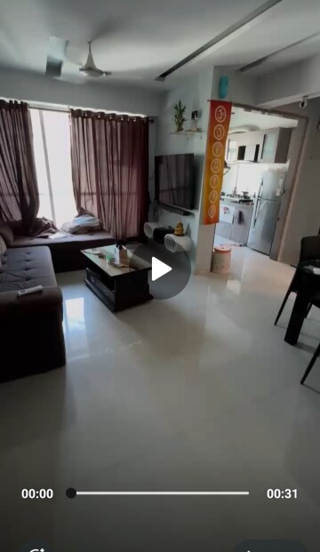 Living Room in 2 BHK Apartment at SKD Pinnacolo, Mira Road – for Rent
