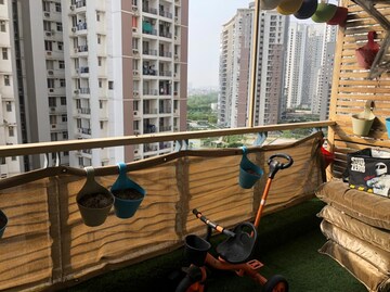 Balcony in 3 BHK Apartment at Great Value Sharanam, Sector 107 – for Rent