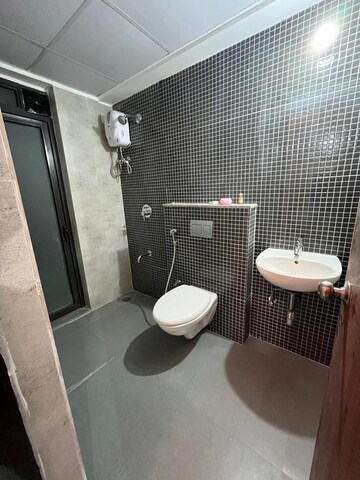 Bathroom in 1 BHK Apartment at Lodha Palava Aurelia C H I, Dombivli East – for Rent