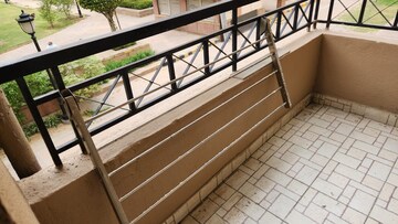 Balcony in 3.5 BHK Apartment at Orchid Petals, Sector 49 – for Rent