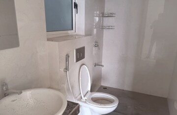Bathroom in 2 BHK Apartment at Adhiraj Capital City Tower Oreka, Kharghar – for Rent
