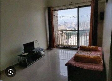 Living Room in 1 BHK Apartment at Coral Heights, Kavesar – for Rent
