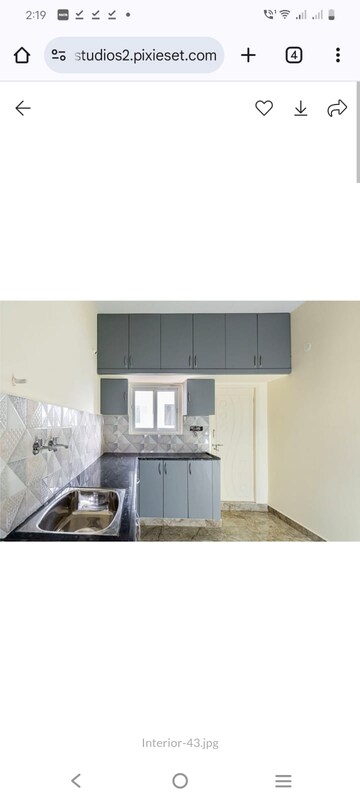 Master Bedroom in 2 BHK Apartment at Aparna Serene Park, Kondapur – for Rent