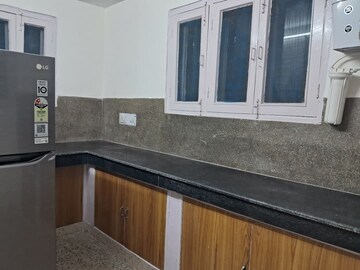 Kitchen in 1 BHK Builder Floor at Defence Colony – for Rent