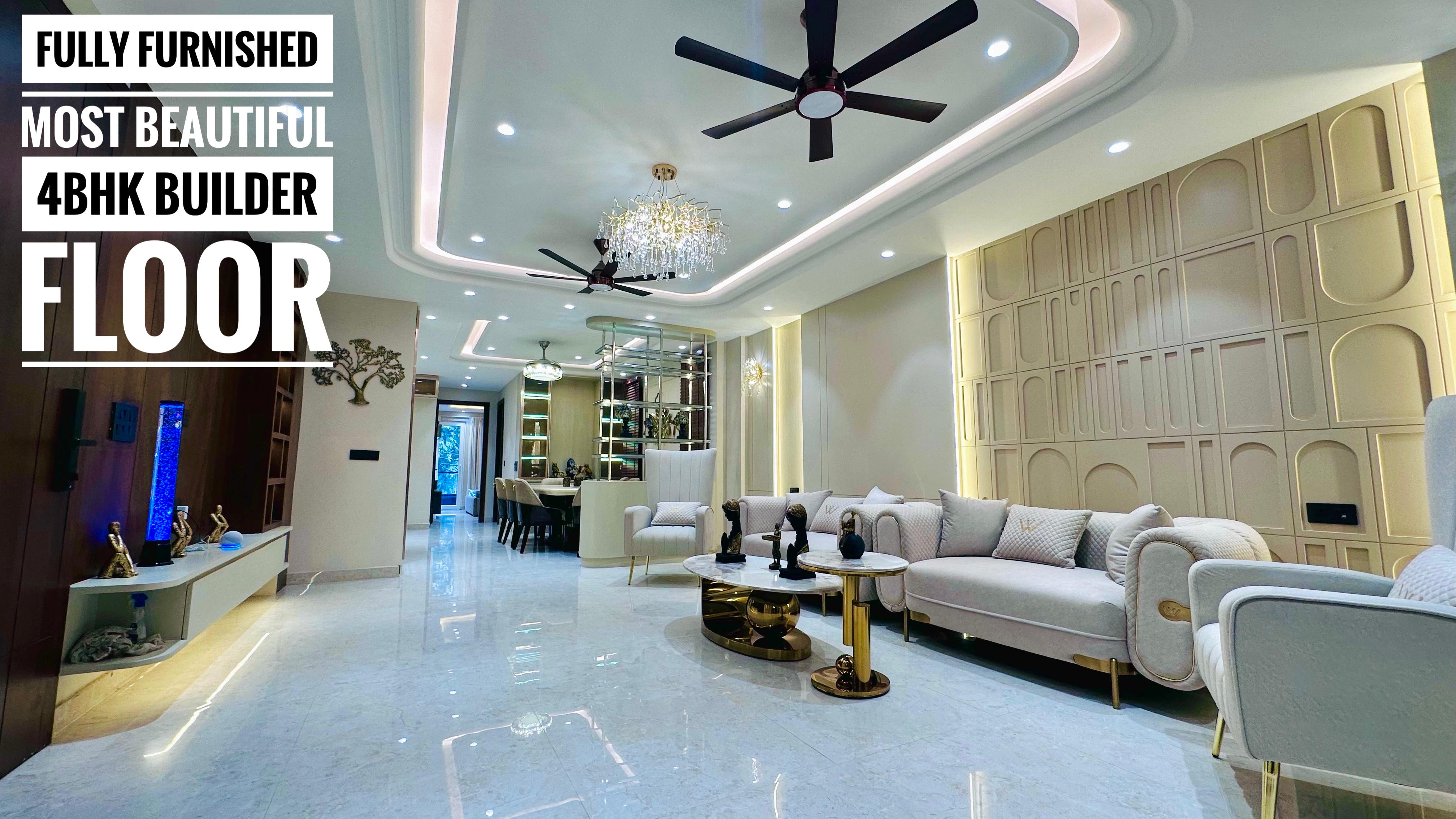 4 BHK + Pooja Room,Servant Room,Study Room Builder Floor For Sale in Niti Khand