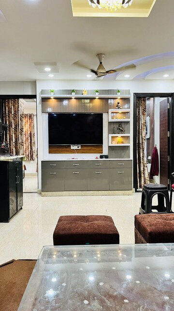 Living Room in 3.5 BHK Builder Floor at Dwarka Mor – for Rent