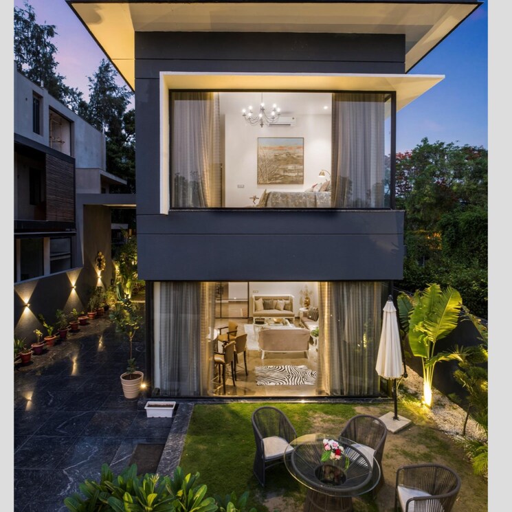 Exterior View, palm-residency-chhatarpur 3.5 Bedroom 4500 Sq.Ft. Villa In Rajpur Khurd Extension Delhi 7953273