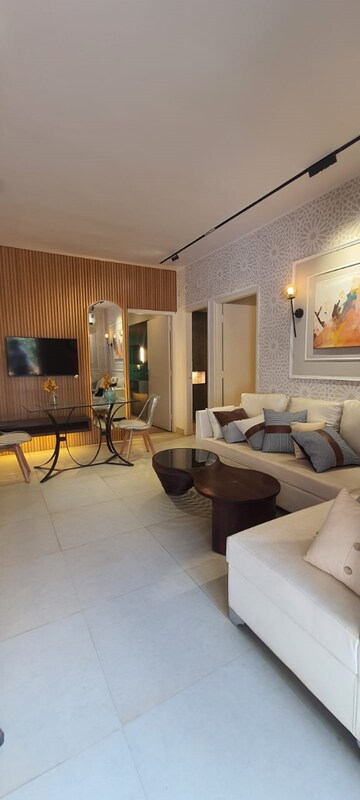 Living Room in 2 BHK Apartment at Ajnara Integrity, Raj Nagar Extension – for Rent