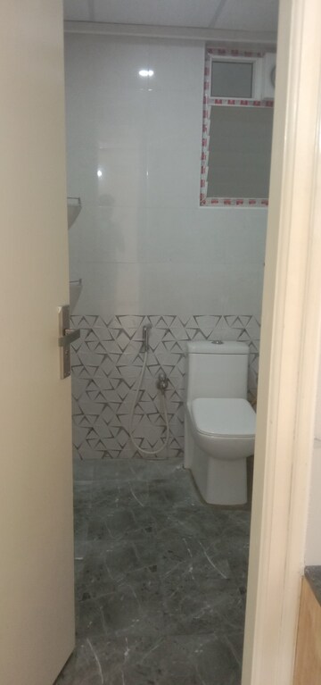 Bathroom in 3 BHK Apartment at Unishire Indira Elan, Rachenahalli – for Rent