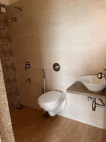 Bathroom in 1 BHK Apartment at KIPL Morya, Kasarvadavali – for Rent