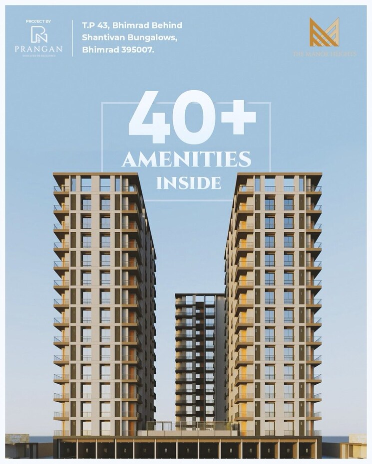 Exterior View, bhimrad 2 Bedroom 1275 Sq.Ft. Apartment In Bhimrad Surat 7953476