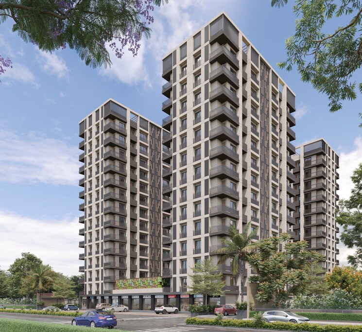 Exterior View, bhimrad 2 Bedroom 1275 Sq.Ft. Apartment In Bhimrad Surat 7953476