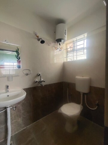 Bathroom in 3 BHK Apartment at NVR Sunpearl Block B, Kadugodi – for Rent