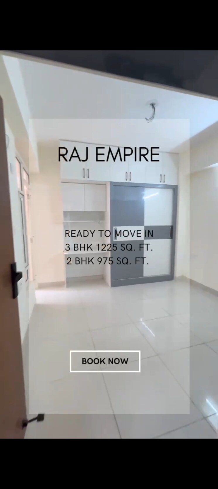 Master Bedroom, javin-raj-empire 3 Bedroom 1225 Sq.Ft. Apartment In Raj Nagar Extension Ghaziabad 7953538