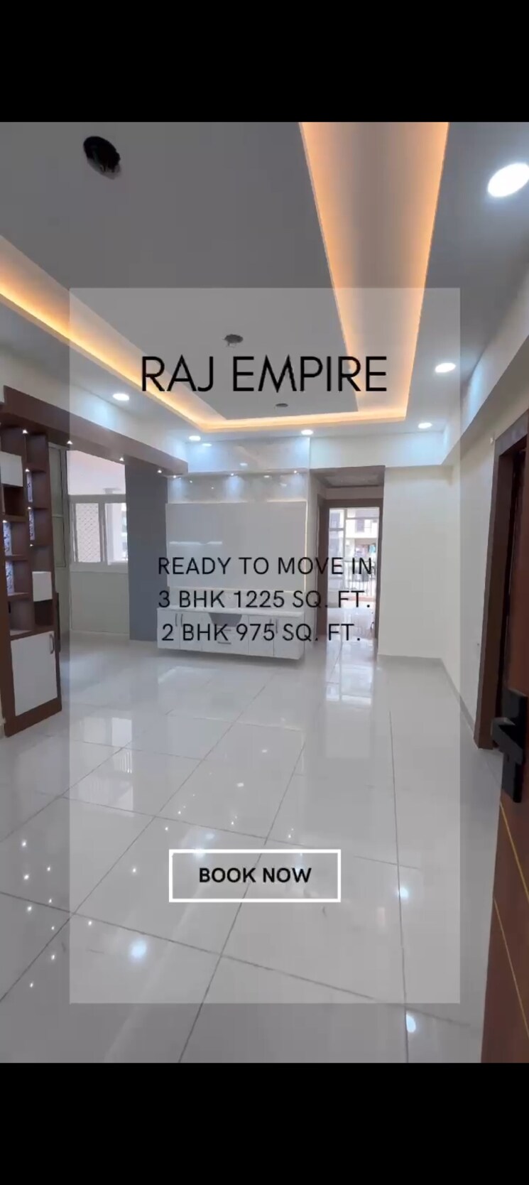Living Room, javin-raj-empire 3 Bedroom 1225 Sq.Ft. Apartment In Raj Nagar Extension Ghaziabad 7953538