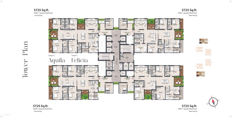 Master Plan, rajapushpa-infina 3 Bedroom 3080 Sq.Ft. Apartment In Manchirevula Hyderabad 7953552