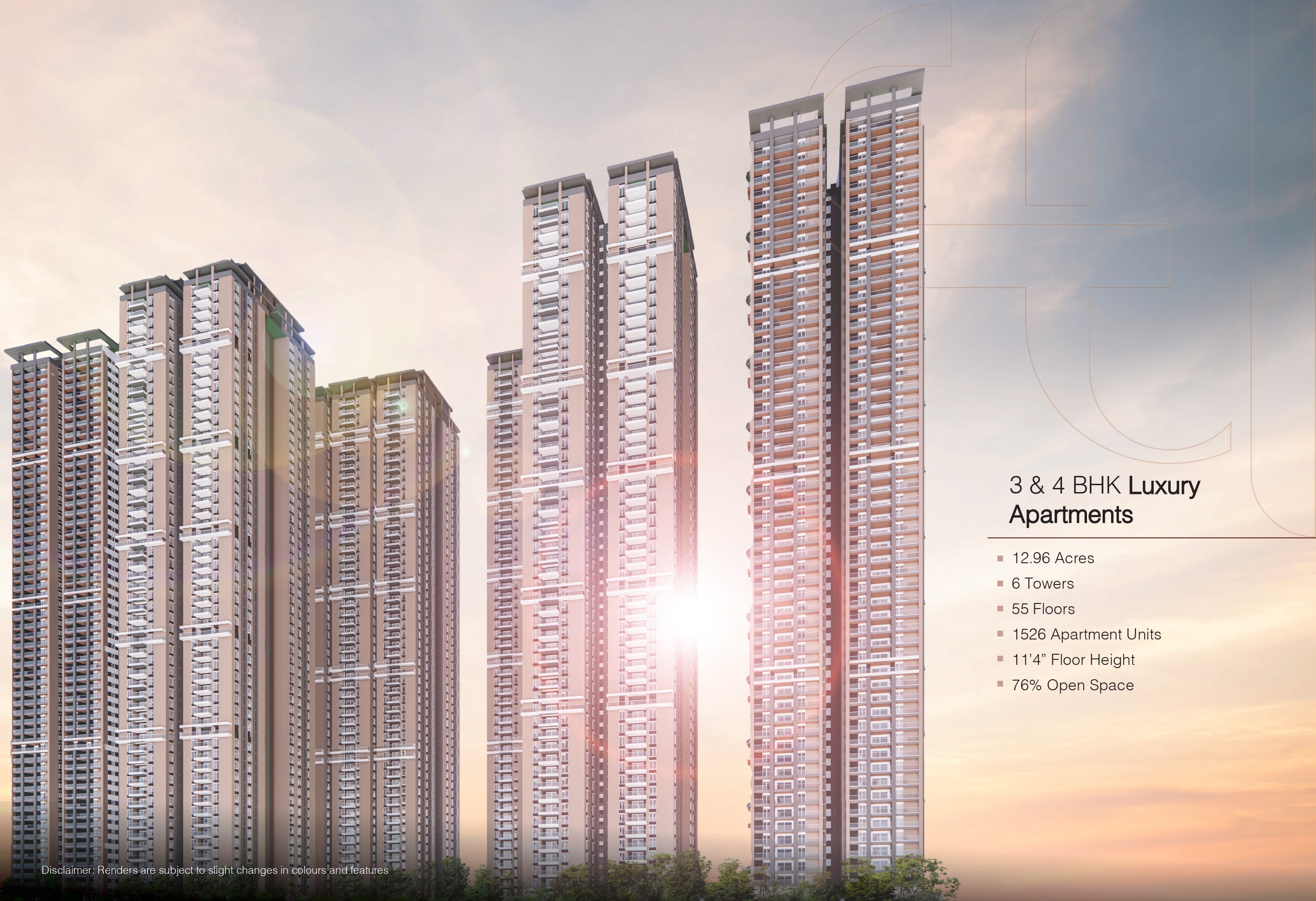 3 BHK + Pooja Room Apartment For Sale in Rajapushpa Infina