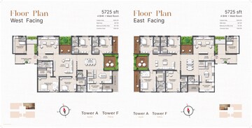Floor Plan in 3 BHK Apartment at Rajapushpa Infina, Manchirevula – for Sale