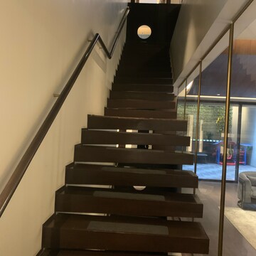 Staircase in 6+ BHK Villa at Rajokri – for Sale