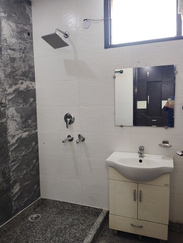 Bathroom in 3.5 BHK Apartment at Paschim Vihar – for Rent