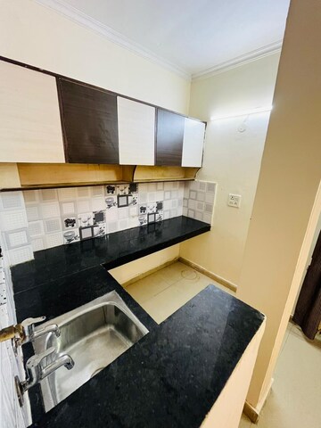 Kitchen in 1 BHK Builder Floor at Ansal Sushant Lok I, Sector 43 – for Rent