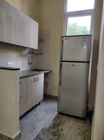 Kitchen in 1 BHK Builder Floor at Ansal Sushant Lok I, Sector 43 – for Rent