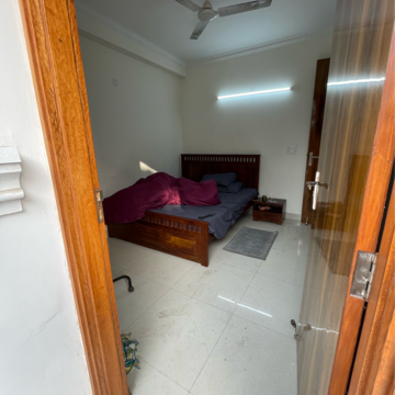 Master Bedroom in 2 BHK Builder Floor at Khirki Extension – for Rent