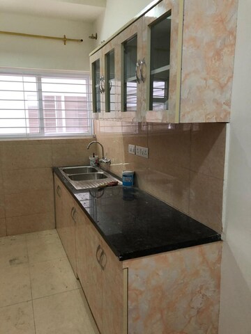 Kitchen in 2 BHK Apartment at Prestige High Fields, Gachibowli – for Rent