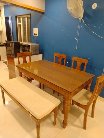 Living Room in 3 BHK Apartment at Shubh Casa Feliz, Magarpatta City – for Rent