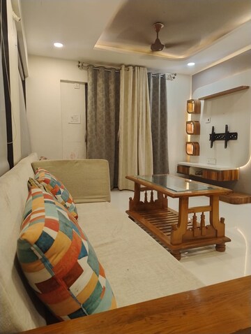 Living Room in 3 BHK Apartment at Shubh Casa Feliz, Magarpatta City – for Rent