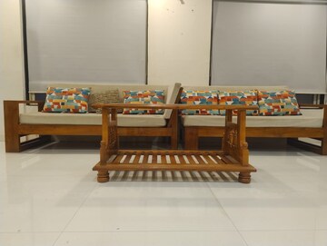 Living Room in 3 BHK Apartment at Shubh Casa Feliz, Magarpatta City – for Rent