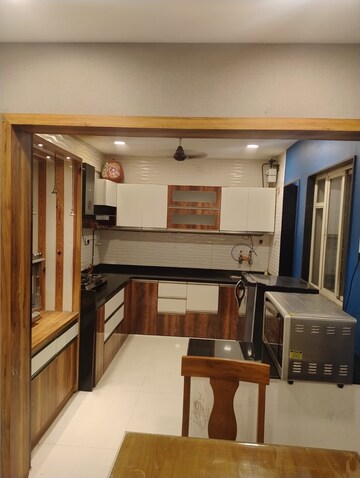 Kitchen in 3 BHK Apartment at Shubh Casa Feliz, Magarpatta City – for Rent