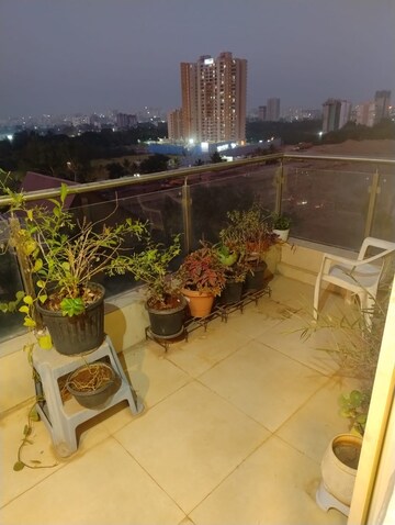 Balcony in 3 BHK Apartment at Shubh Casa Feliz, Magarpatta City – for Rent