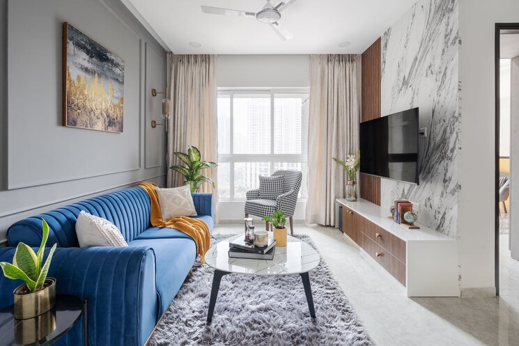 Living Room, lodha-amara 2 Bedroom 672 Sq.Ft. Apartment In Kolshet Road Thane 7953969