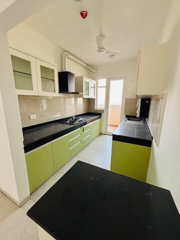 Kitchen in 3 BHK Apartment at Rishita Manhattan, Gomti Nagar – for Rent