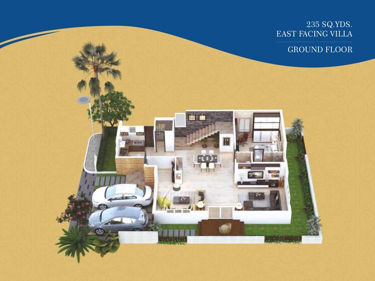Master Plan, muppas-indraprastha 4 Bedroom 4045 Sq.Ft. Villa In Tellapur Hyderabad 7954102