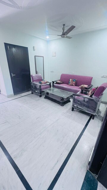 Living Room in 3 BHK Builder Floor at Ansal Sushant Lok I, Sector 43 – for Rent