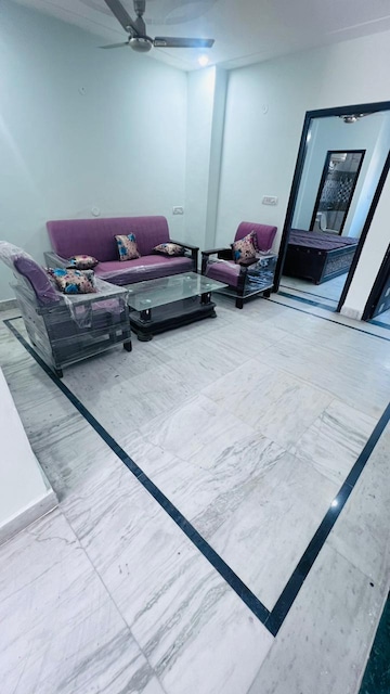 Living Room in 3 BHK Builder Floor at Ansal Sushant Lok I, Sector 43 – for Rent