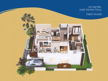 Master Plan in 4 BHK Villa at Muppas Indraprastha, Tellapur – for Sale