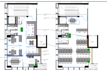Floor Plan in  Office Space in IT/SEZ at Vastrapur – for Rent