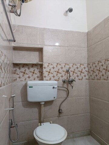 Bathroom in 1 BHK Builder Floor at Ansal Sushant Lok I, Sector 43 – for Rent