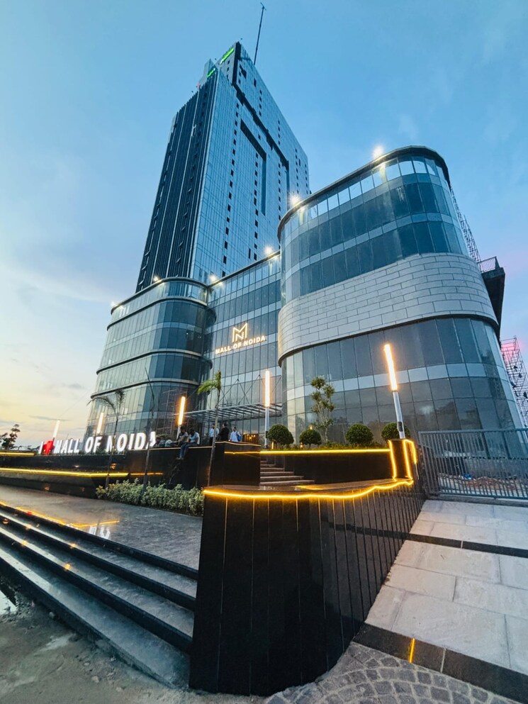 Exterior View, sikka-the-downtown Commercial Shop 100 Sq.Yd. In Sector 98 Noida 7954352