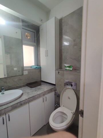 Bathroom in 2 BHK Apartment at L&T Crescent Bay T2, Parel – for Rent