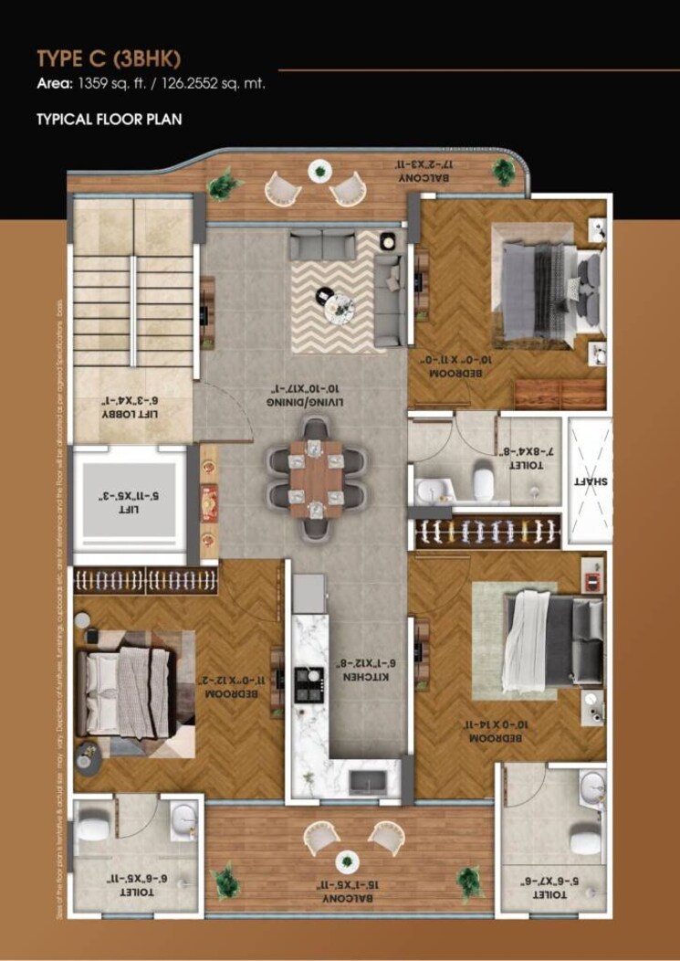 Floor Plan, oxy-hi-street Commercial Shop 267 Sq.Ft. In Koyal Enclave Ghaziabad 7954657