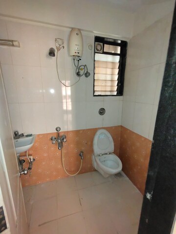 Bathroom in 3 BHK Apartment at Romell Aether, Goregaon East – for Rent