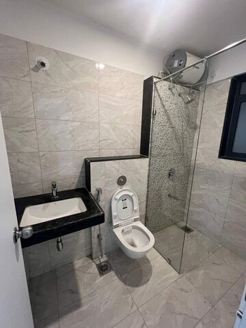 Bathroom in 1 BHK Apartment at Kalpana CD Height, Nalasopara East – for Rent
