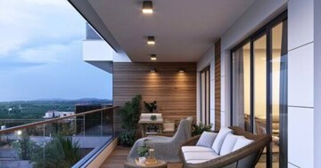 Balcony in 2.5 BHK Apartment at Saviour Green Arch, Tech Zone 4 Greater Noida – for Sale