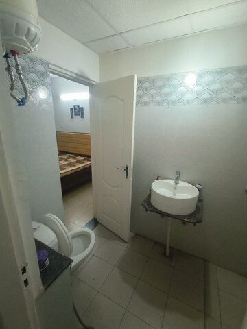 Bathroom in 3 BHK Apartment at Sushma Valencia, International Airport Road – for Rent