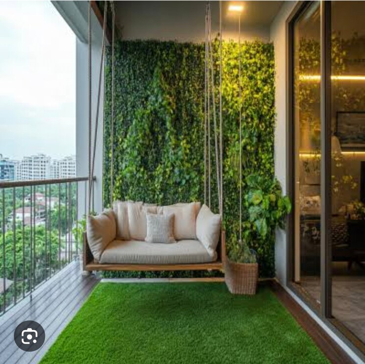 Balcony, advetaya-smart-homes 2 Bedroom 950 Sq.Ft. Builder Floor In Sector 104 Noida 7955144